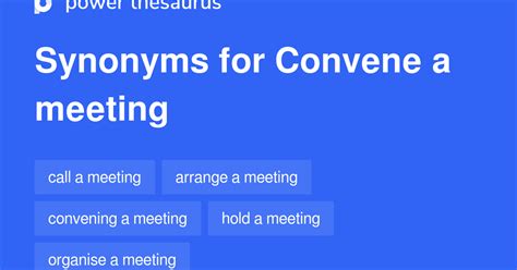 convene synonym